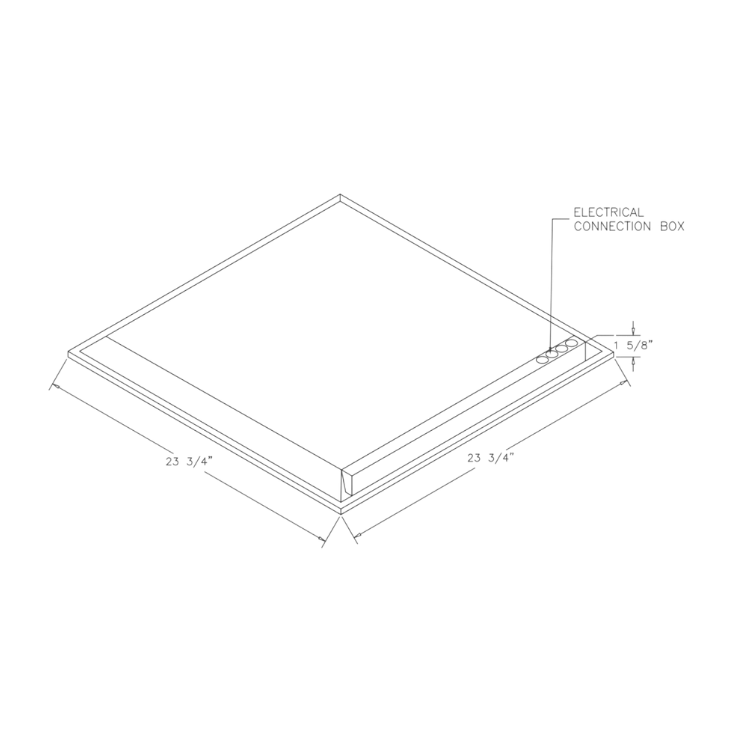 Cleanroom LED Light Fixture