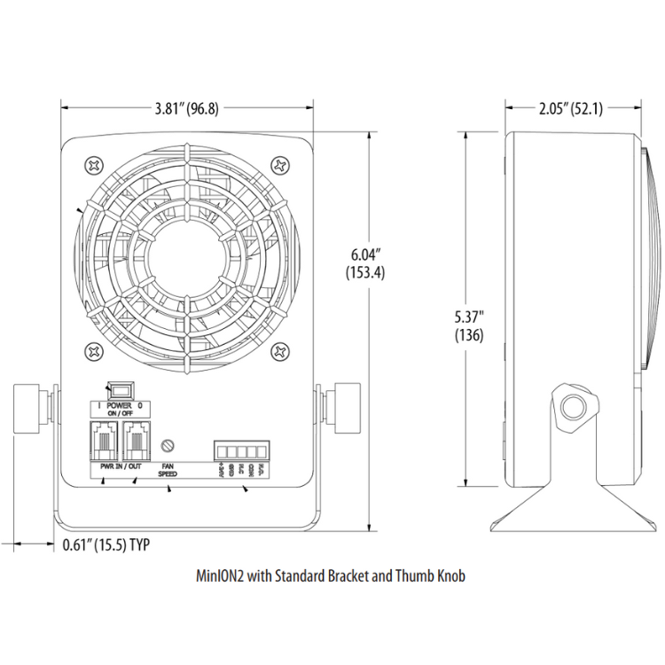 MinION 2 Compact Benchtop Ionizer