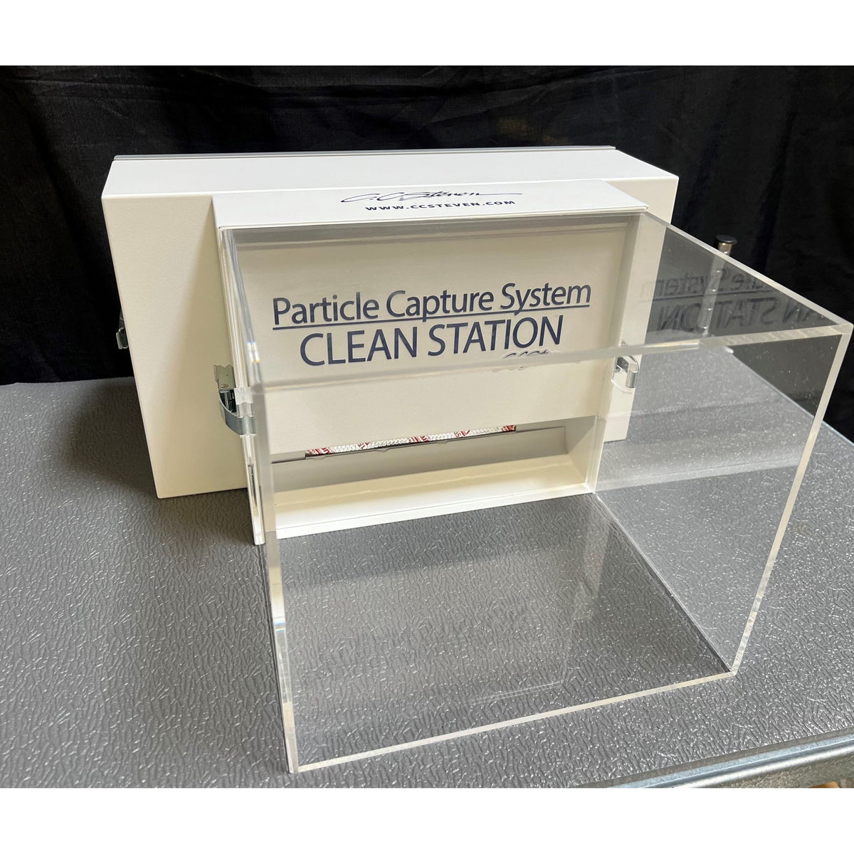 PCS Clean Station tabletop capture unit, front