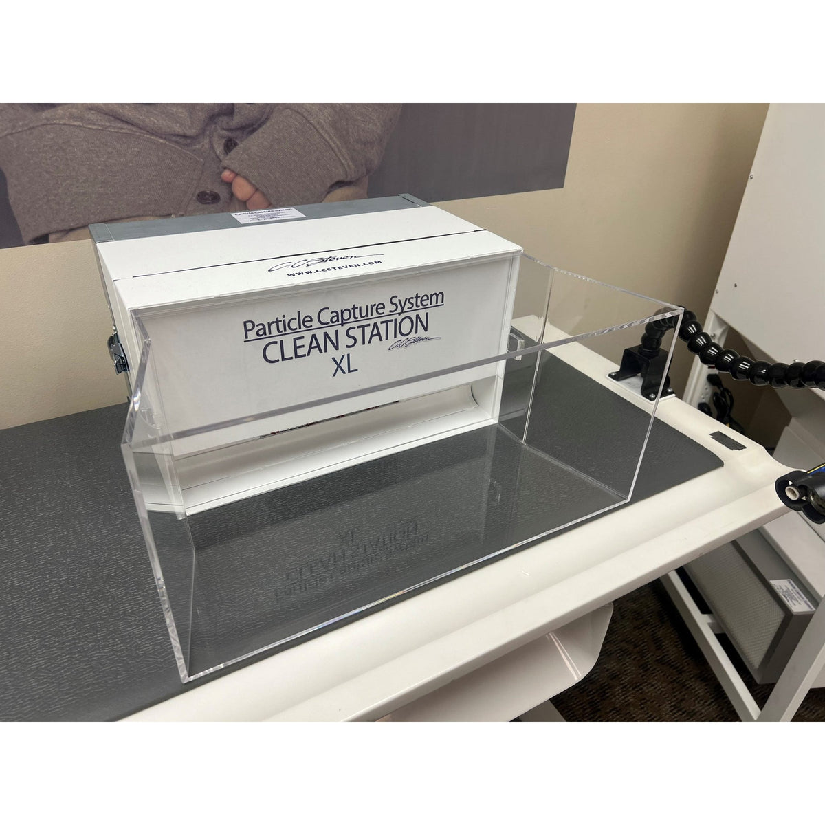 PCS Clean Station XL with wide opening, front