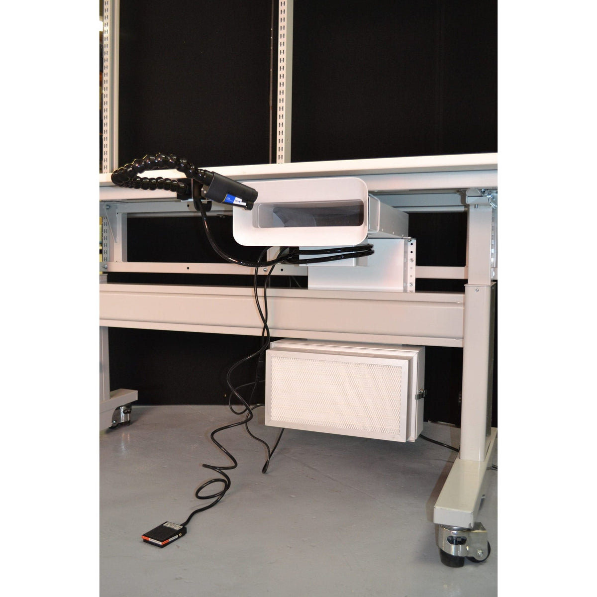 PCS Muon Trap under-bench mount particle capture system