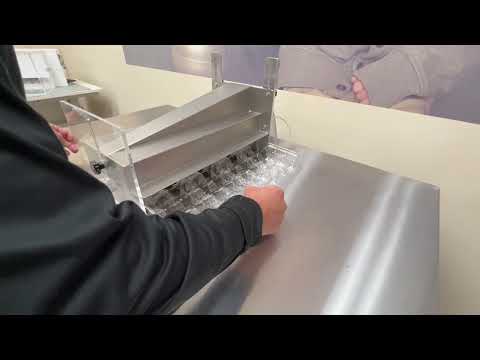 PCS Clean Table cleaning a contaminated tray in one pass